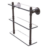 Pipeline Collection Triple Glass Shelf