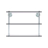 Pipeline Collection Triple Glass Shelf