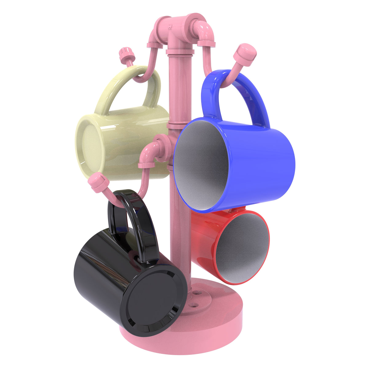 Pipeline Collection Countertop 4 Coffee Mug Holder