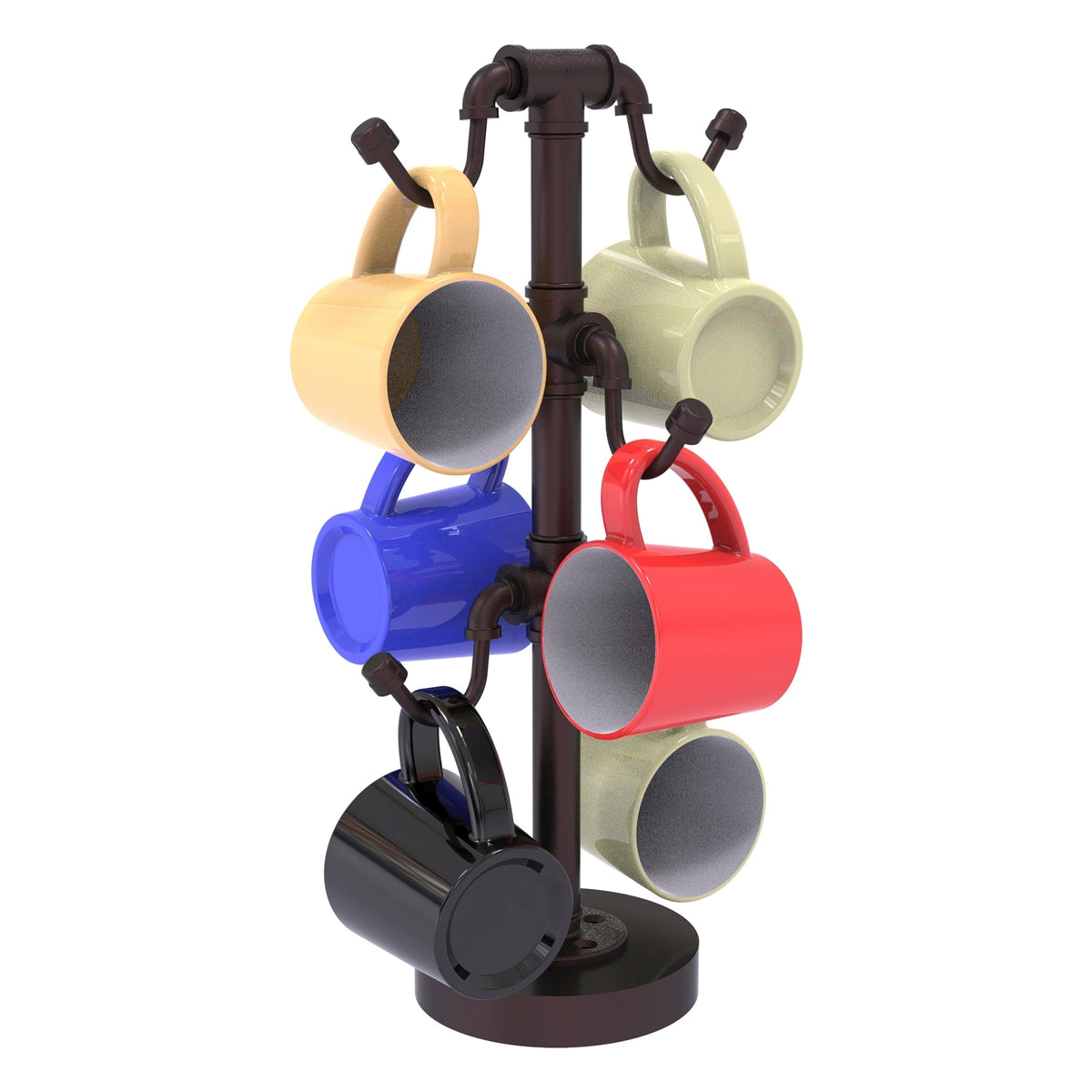 Pipeline Collection Countertop 6 Coffee Mug Holder
