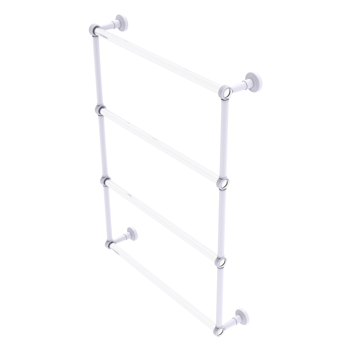 Pacific Beach Collection 4 Tier Ladder Towel Bar with Grooved Accents