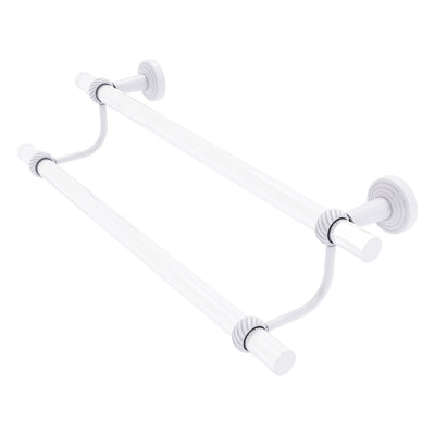Pacific Beach Collection Double Towel Bar with Twisted Accents