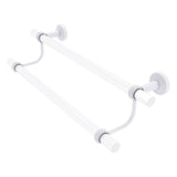 Pacific Beach Collection Double Towel Bar with Twisted Accents