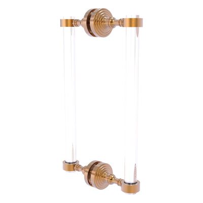 Pacific Grove Collection Back to Back Shower Door Pull with Smooth Accents