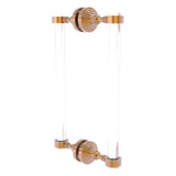Pacific Grove Collection Back to Back Shower Door Pull with Smooth Accents