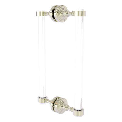 Pacific Grove Collection Back to Back Shower Door Pull with Smooth Accents