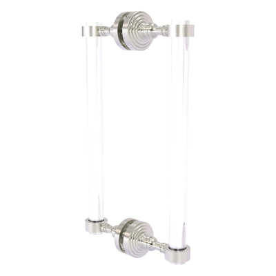 Pacific Grove Collection Back to Back Shower Door Pull with Smooth Accents