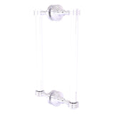 Pacific Grove Collection Back to Back Shower Door Pull with Dotted Accents
