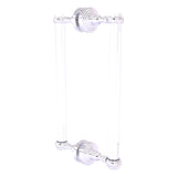 Pacific Grove Collection Back to Back Shower Door Pull with Twisted Accents