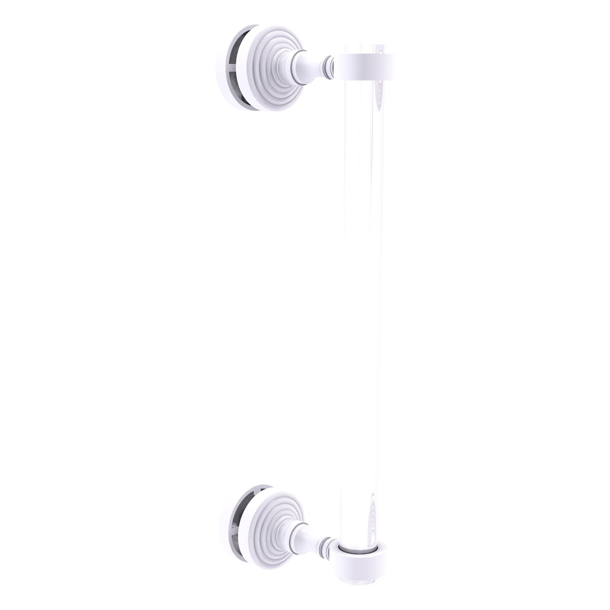 Pacific Grove Collection Single Side Shower Door Pull with Smooth Accents