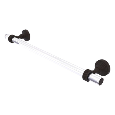 Pacific Grove Collection Towel Bar with Grooved Accents