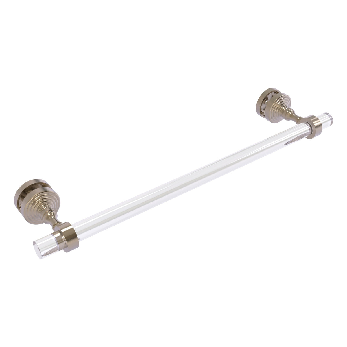 Pacific Grove Collection Shower Door Towel Bar with Smooth Accents