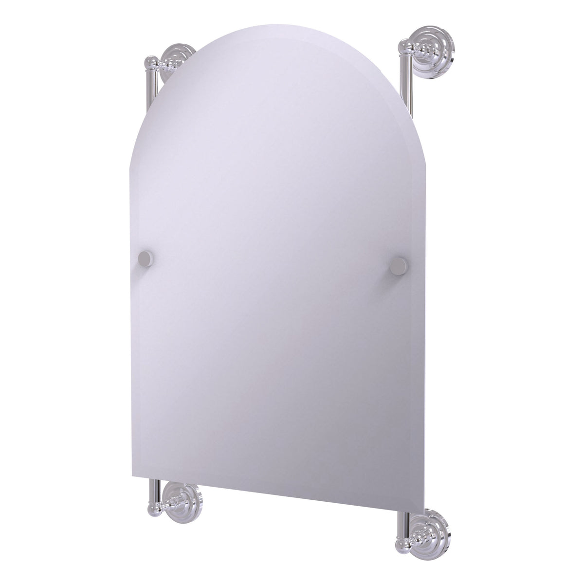 Prestige Que New Collection Arched Top Frameless Rail Mounted Mirror