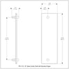 Prestige Regal Collection Glass Vanity Shelf with Beveled Edges
