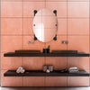 Prestige Regal Collection Oval Frameless Rail Mounted Mirror