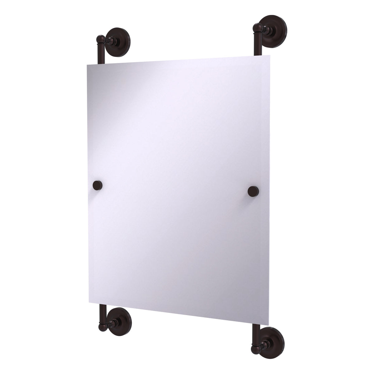 Prestige Regal Collection Rectangular Frameless Rail Mounted Mirror