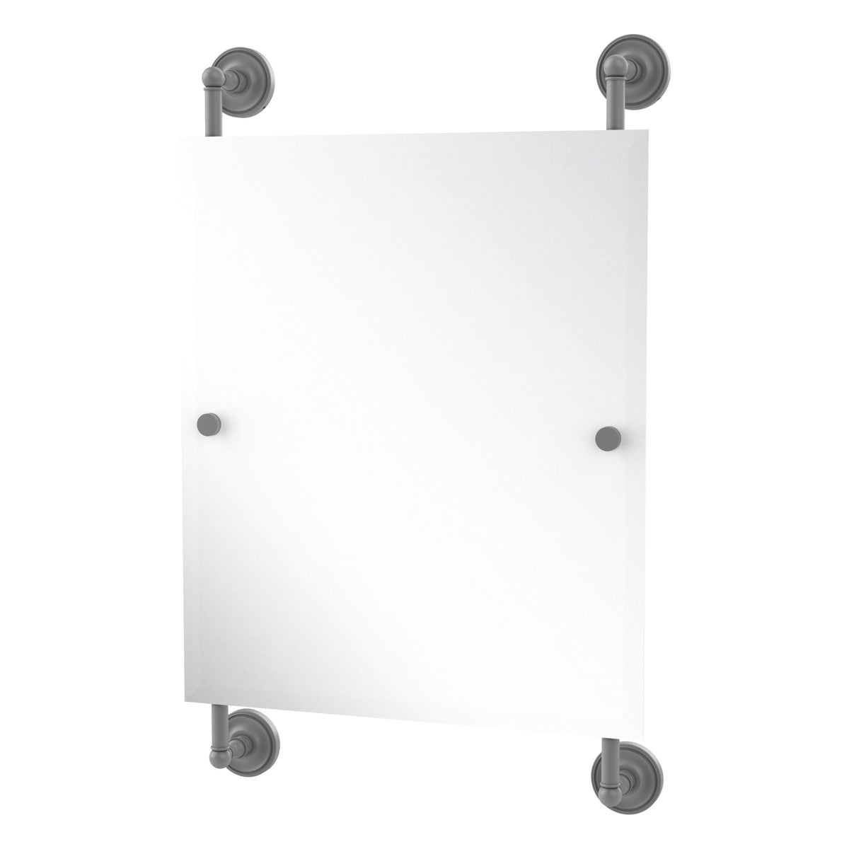 Prestige Regal Collection Rectangular Frameless Rail Mounted Mirror