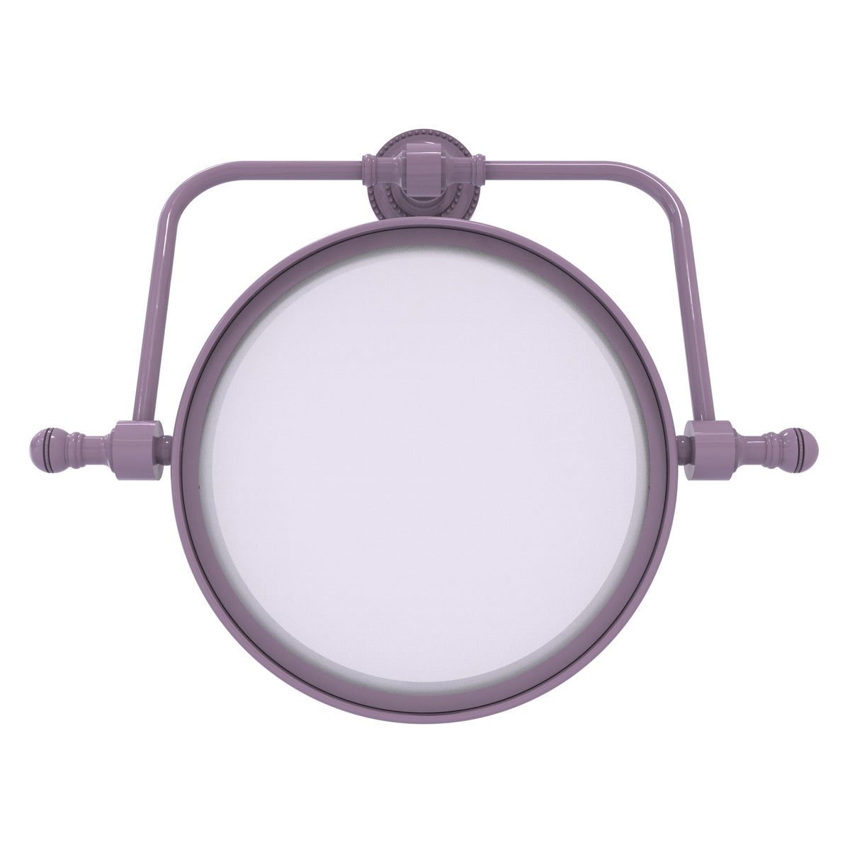 Retro Dot Collection Wall Mounted Swivel Make-Up Mirror 8 Inch Diameter