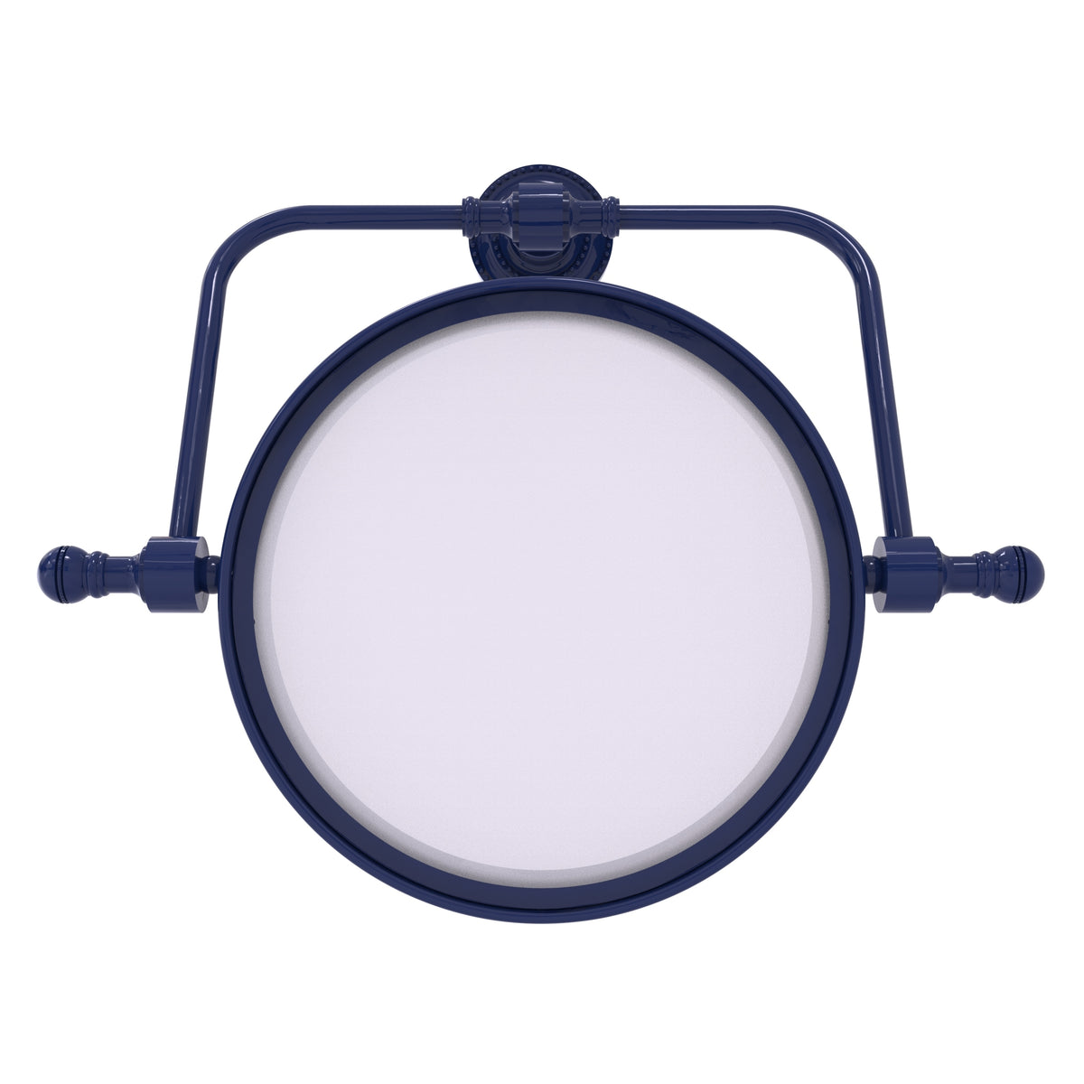 Retro Dot Collection Wall Mounted Swivel Make-Up Mirror 8 Inch Diameter