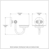 Wall Mounted Tumbler and Toothbrush Holder