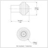 1 Inch Cabinet Knob