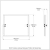 Frameless Landscape Rectangular Tilt Mirror with Beveled Edge