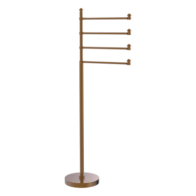 Freestanding 4 Pivoting Swing Arm Towel Stand