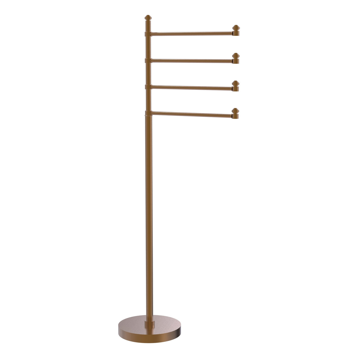 Freestanding 4 Pivoting Swing Arm Towel Stand
