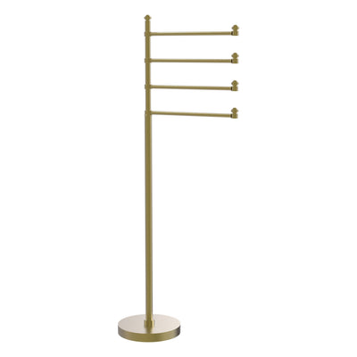 Freestanding 4 Pivoting Swing Arm Towel Stand