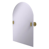 Frameless Arched Top Tilt Mirror with Beveled Edge