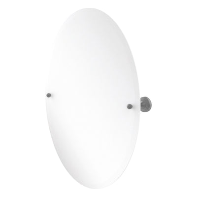 Sag Harbor Collection Frameless Oval Tilt Mirror with Beveled Edge