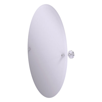 Sag Harbor Collection Frameless Oval Tilt Mirror with Beveled Edge