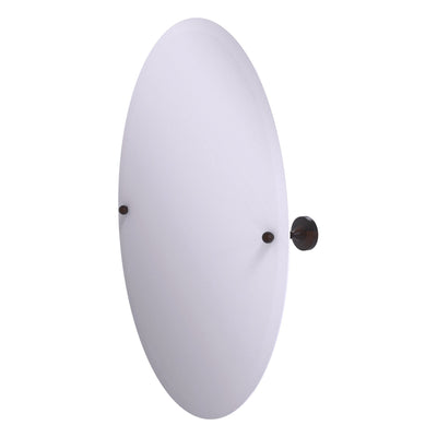 Sag Harbor Collection Frameless Oval Tilt Mirror with Beveled Edge