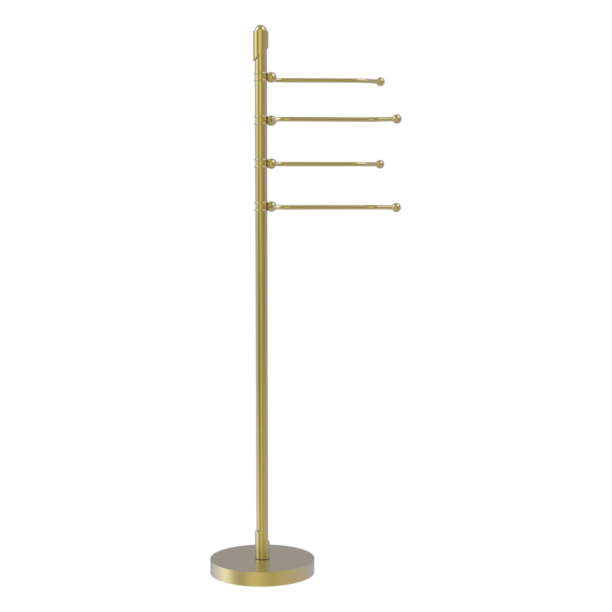 Freestanding 4 Pivoting Swing Arm Towel Stand