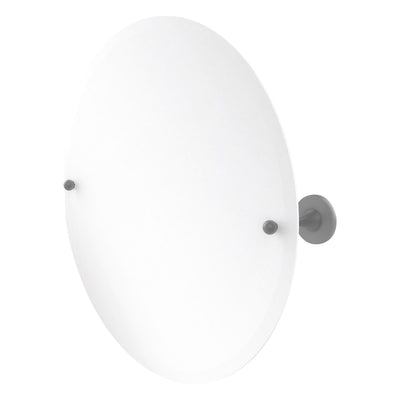 Shadwell Collection Frameless Round Tilt Mirror with Beveled Edge