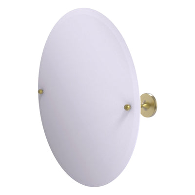Shadwell Collection Frameless Round Tilt Mirror with Beveled Edge