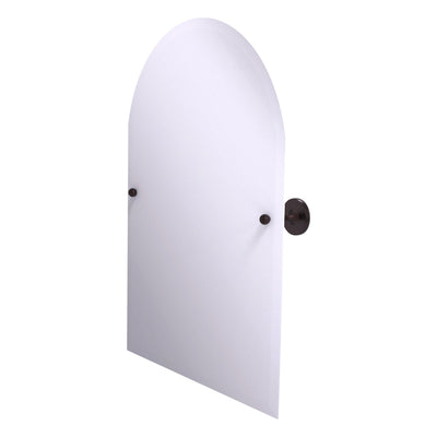 Shadwell Collection Frameless Arched Top Tilt Mirror with Beveled Edge