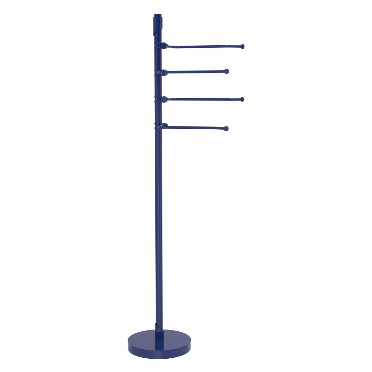 Freestanding 49 Inch 4 Pivoting Swing Arm Towel Valet