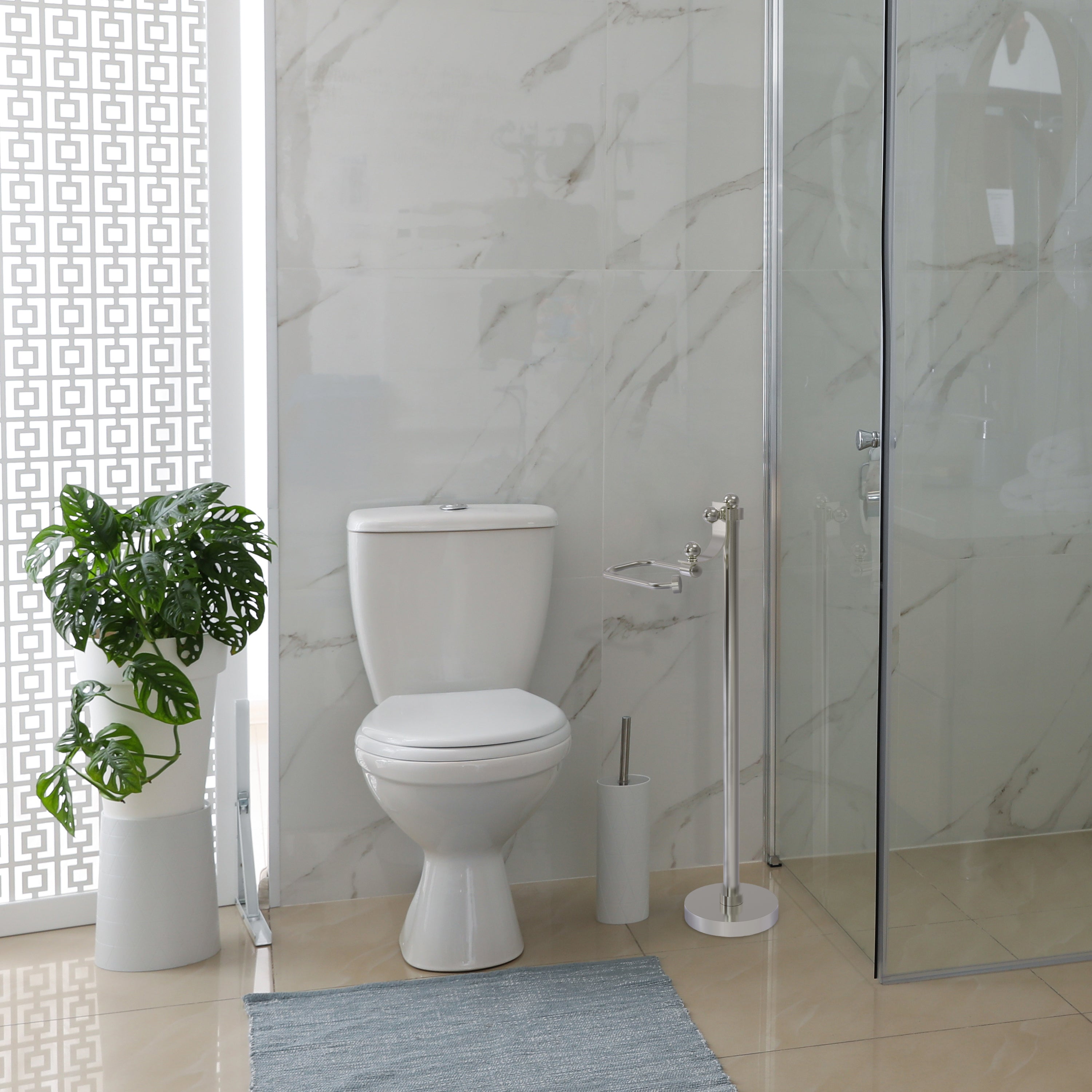 Free Standing European Style Toilet Tissue Holder