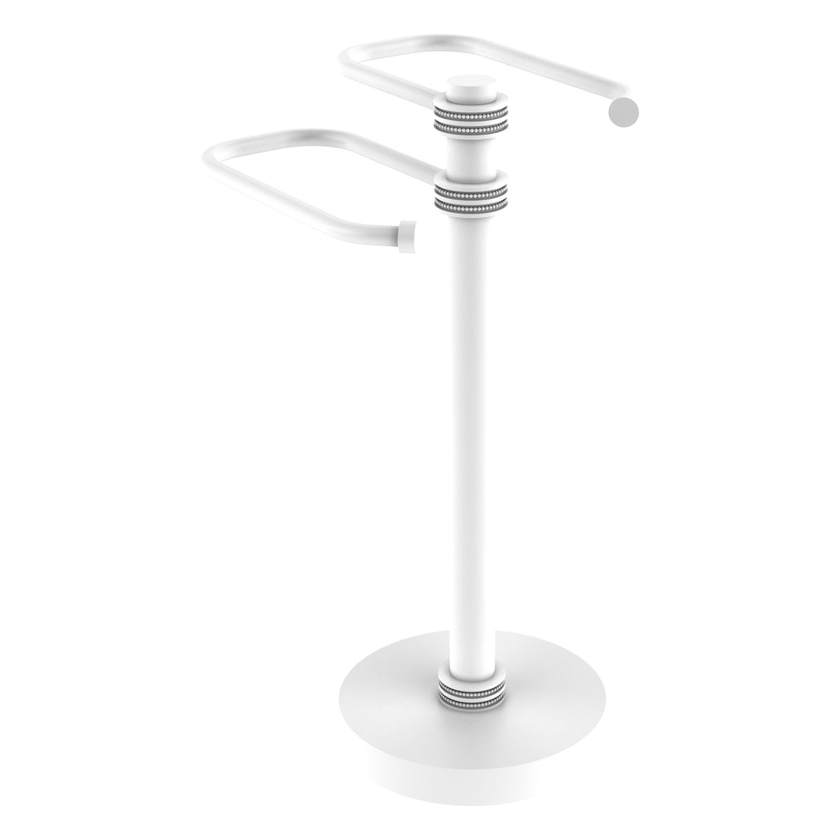 Freestanding Two Arm Guest Towel Valet