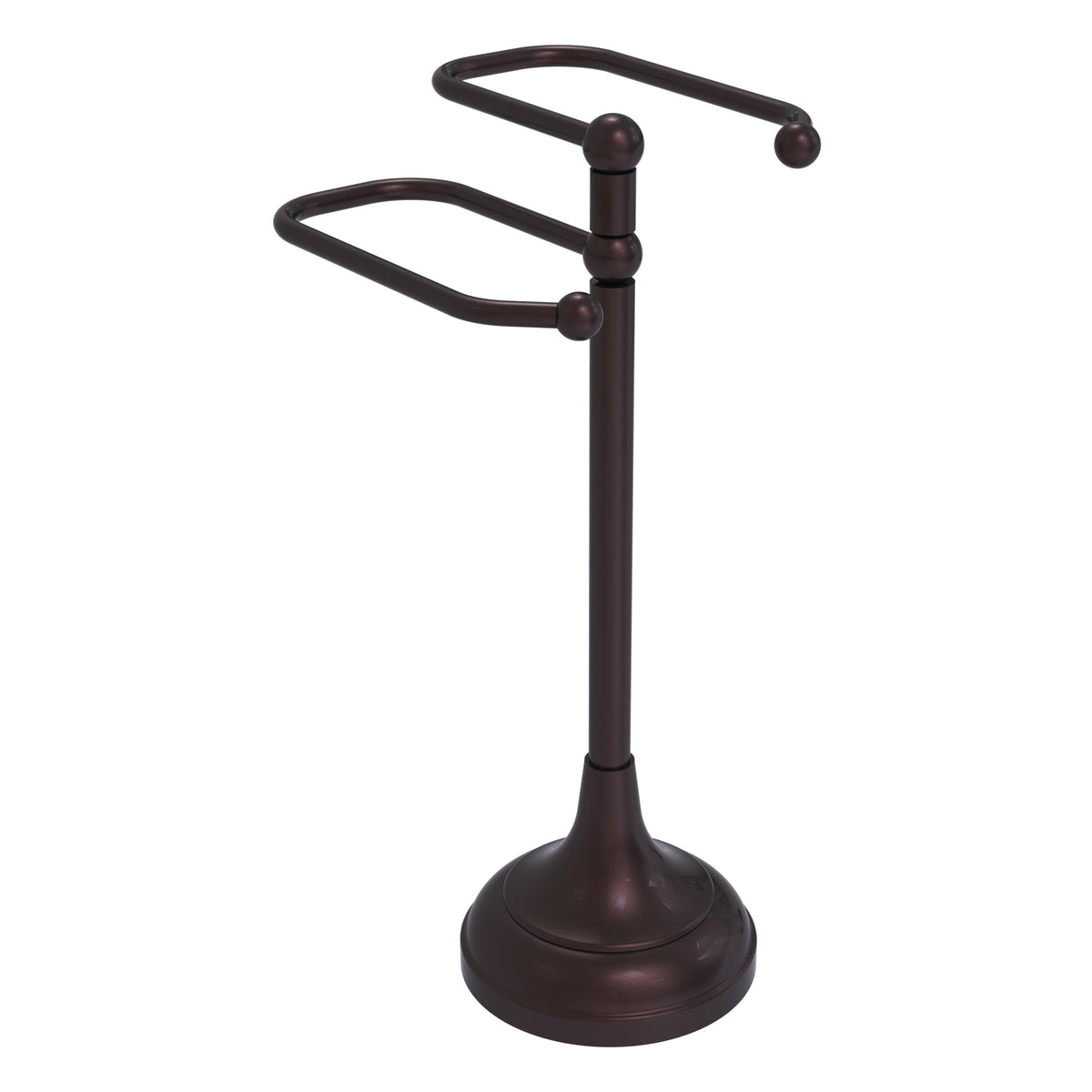 Freestanding Two Arm Guest Towel Valet