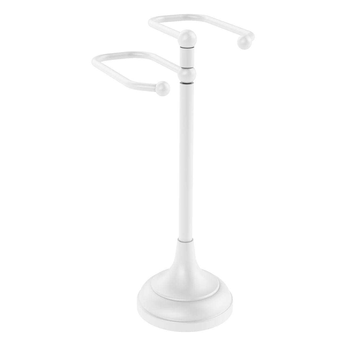 Freestanding Two Arm Guest Towel Valet