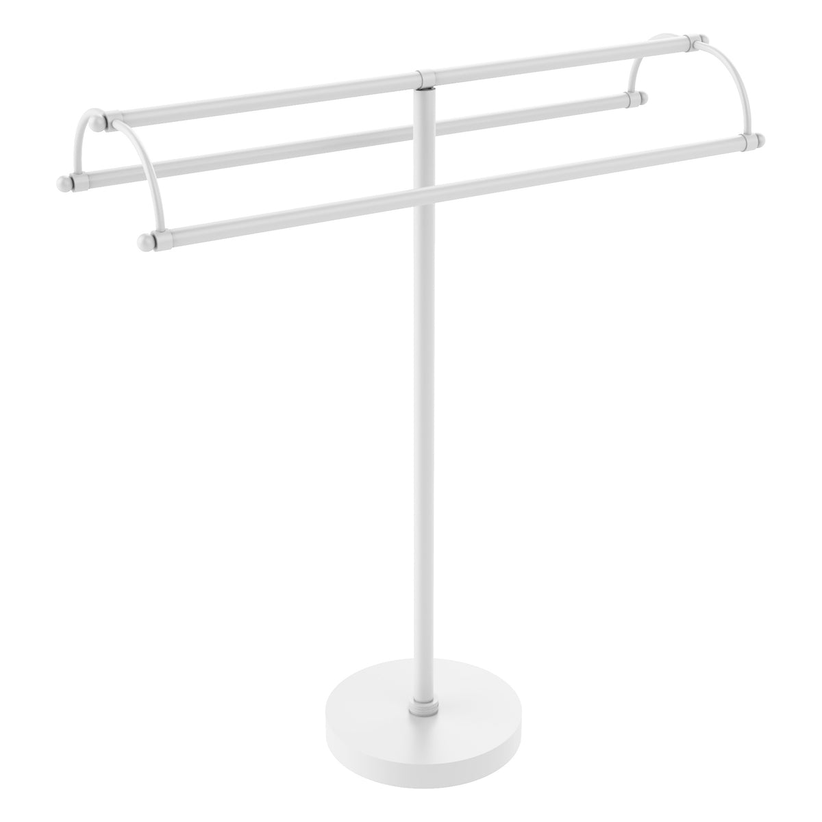 Freestanding Double Arm Towel Valet