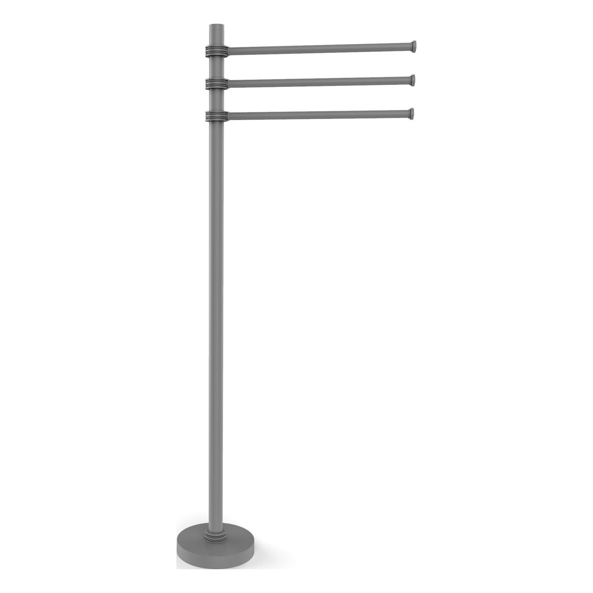 Towel Stand with 3 Pivoting 12 Inch Arms