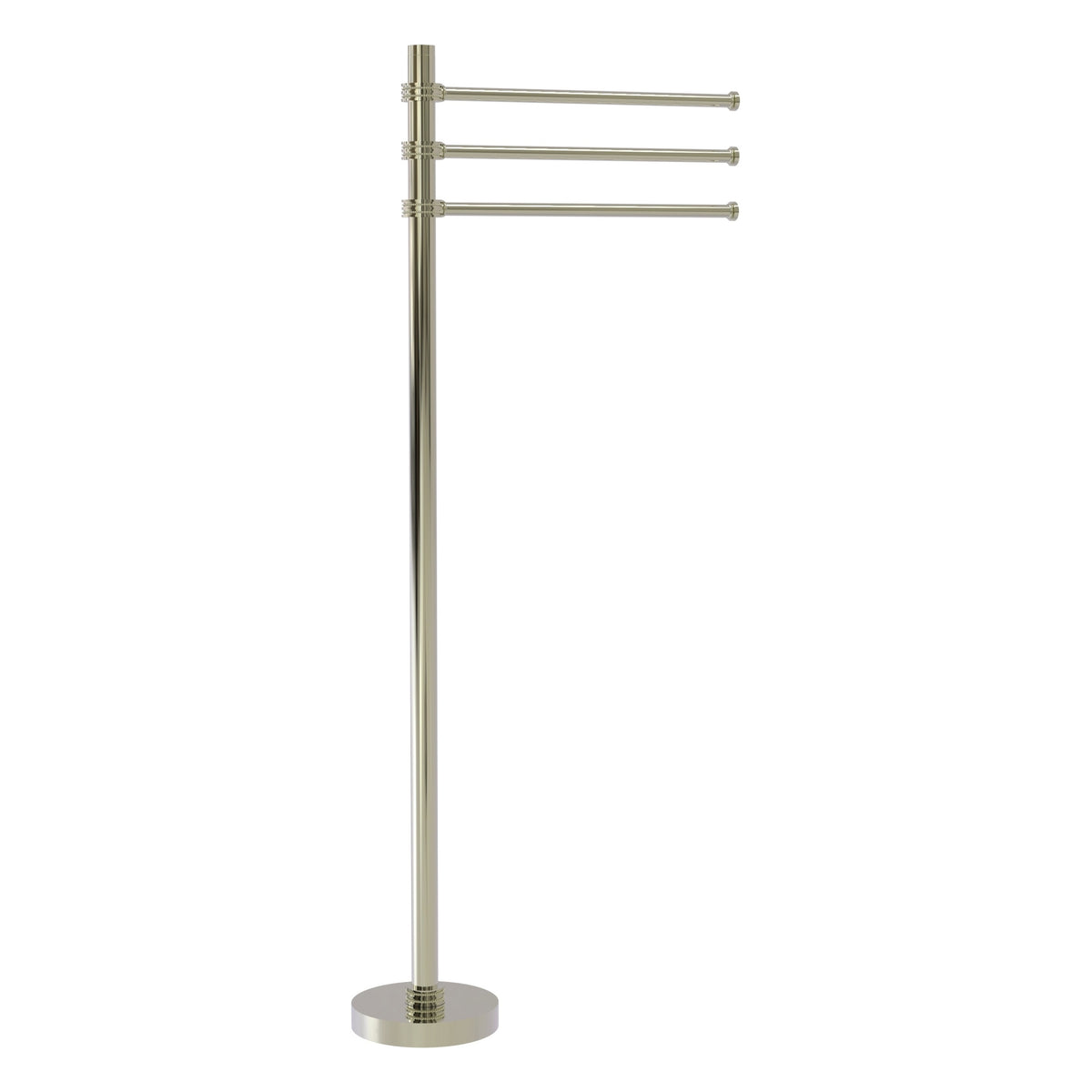 Towel Stand with 3 Pivoting 12 Inch Arms