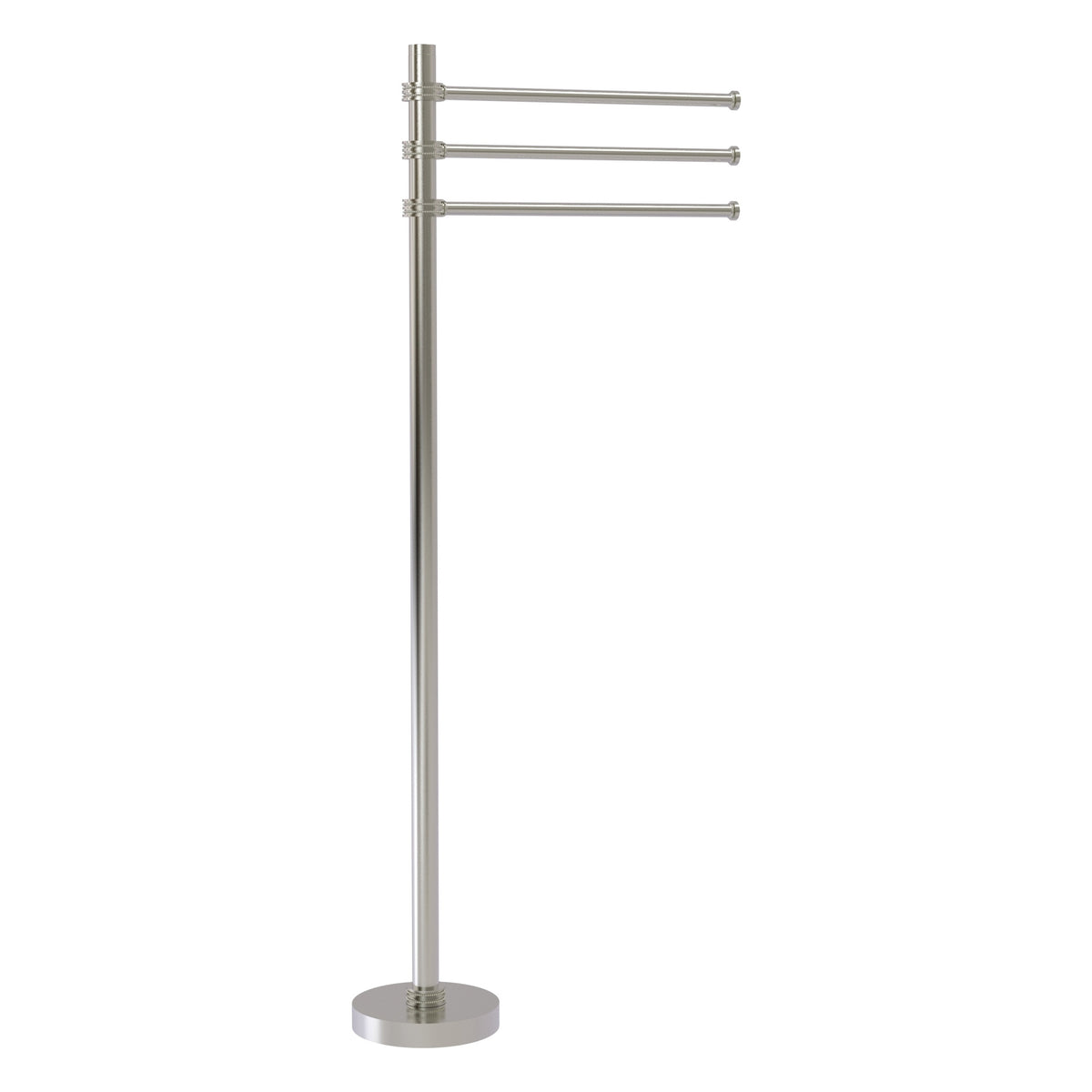 Towel Stand with 3 Pivoting 12 Inch Arms
