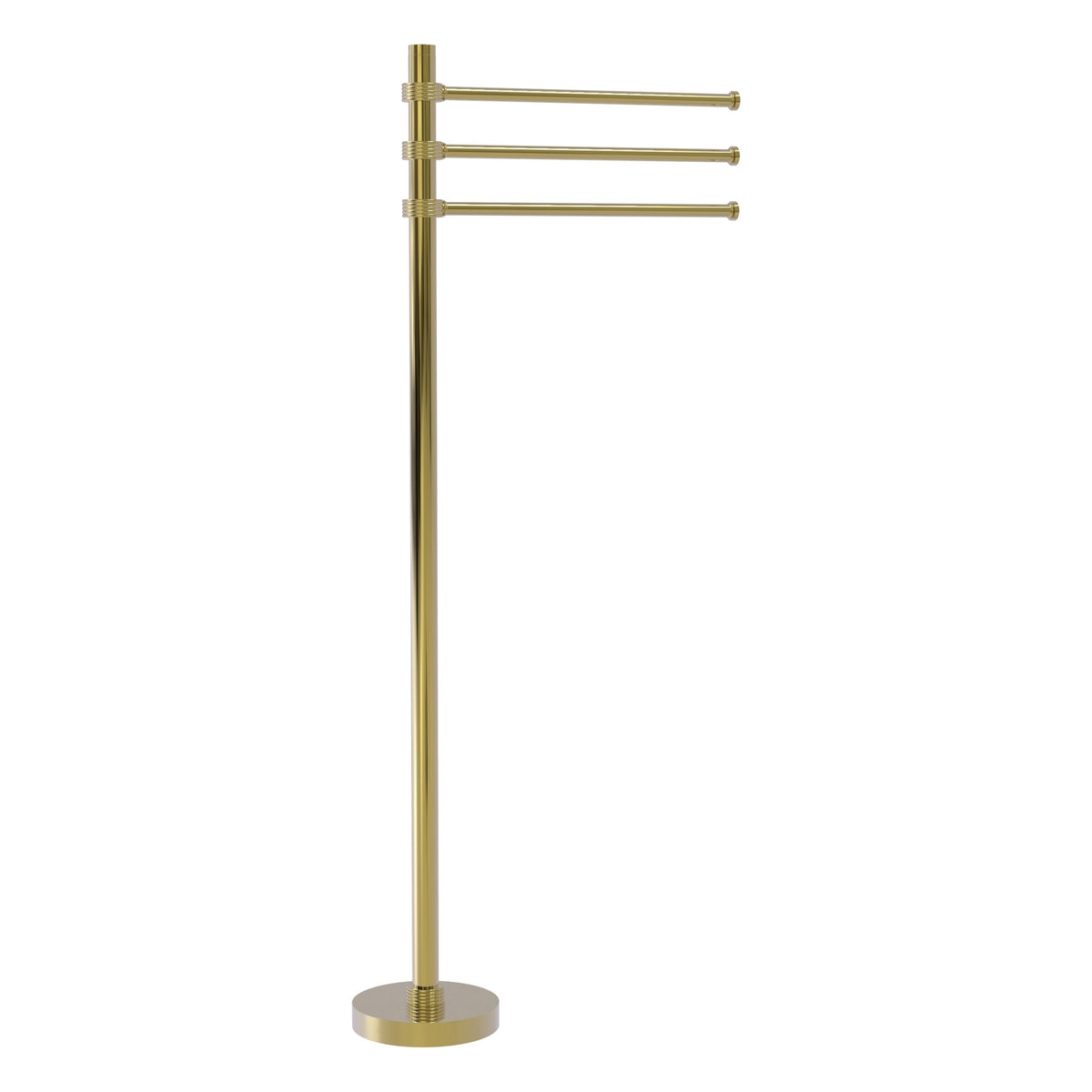 Towel Stand with 3 Pivoting 12 Inch Arms