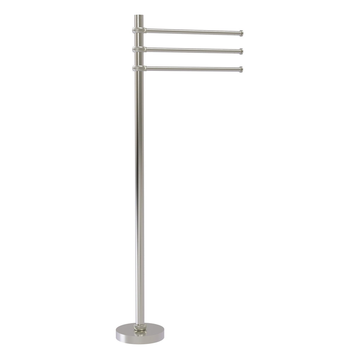 Towel Stand with 3 Pivoting 12 Inch Arms