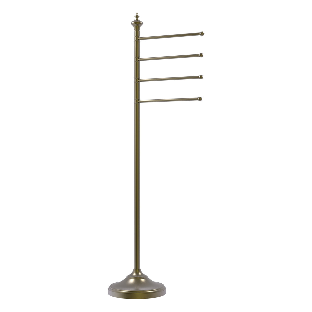 Freestanding 4 Pivoting Swing Arm Towel Valet