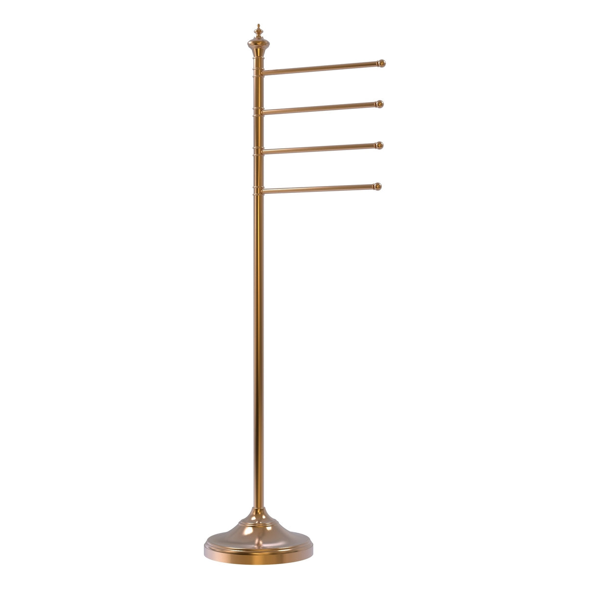 Freestanding 4 Pivoting Swing Arm Towel Valet